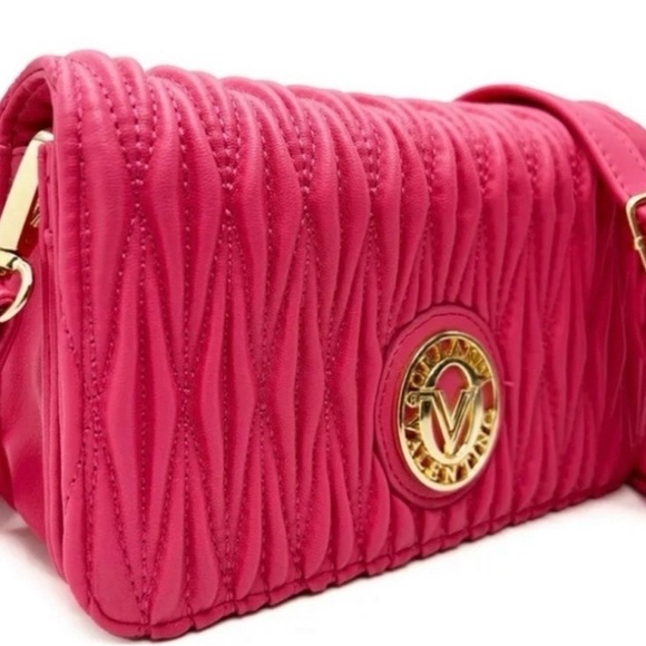 Valentino Pink Quilted Crossbody Bag